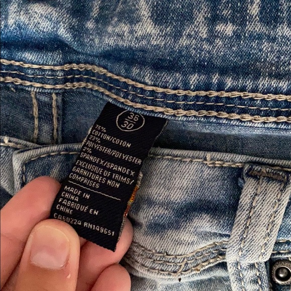 Blue faded jeans - Picture 4 of 5